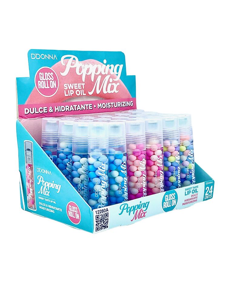 BRILLO DE LABIOS POPPING MIX ACEITE LABIAL DULCE