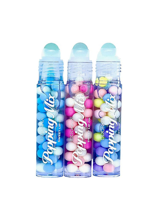 BRILLO DE LABIOS POPPING MIX ACEITE LABIAL DULCE