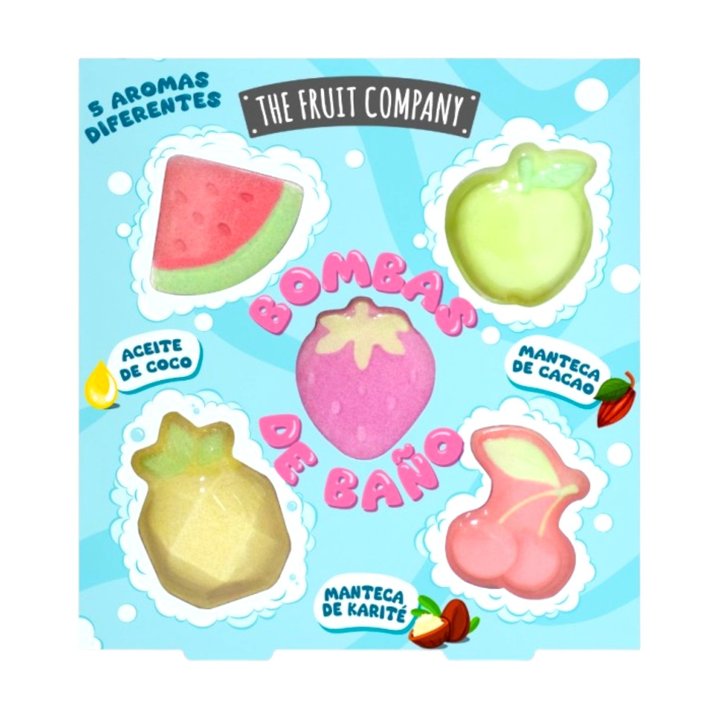 SET 5 BOMBAS DE BAÑO
