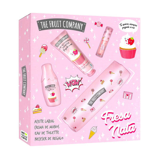 SET FRESA NATA (COLONIA + CREMA DE MANOS + LIP OIL + ESTUCHE)