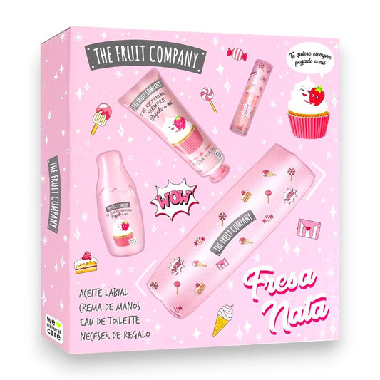 SET FRESA NATA (COLONIA + CREMA DE MANOS + LIP OIL + ESTUCHE)