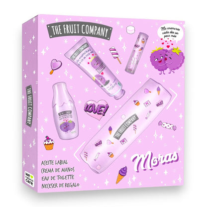 SET MORAS (COLONIA + CREMA DE MANOS + LIP OIL + ESTUCHE)
